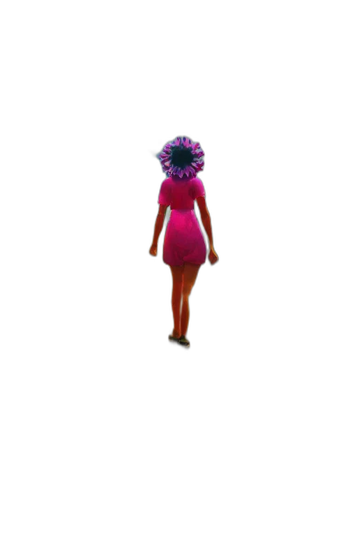 dress, flower, creature, crown transparent PNG cut-out