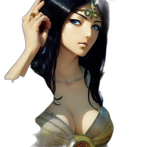 jewelry, crown, dress, staff transparent PNG cut-out