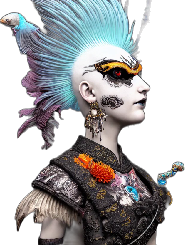 jewelry, staff, mask, face transparent PNG cut-out