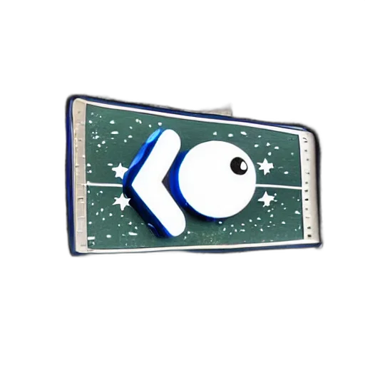 staff, robot, pixel art, 3d render, outer space, street, sign, showing transparent PNG cut-out