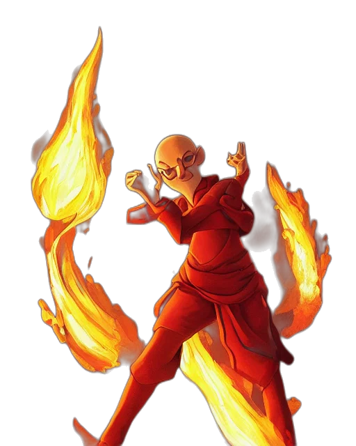 staff, dragon, concept art, fantasy art, pixel art, comic book art, fire, squidward transparent PNG cut-out