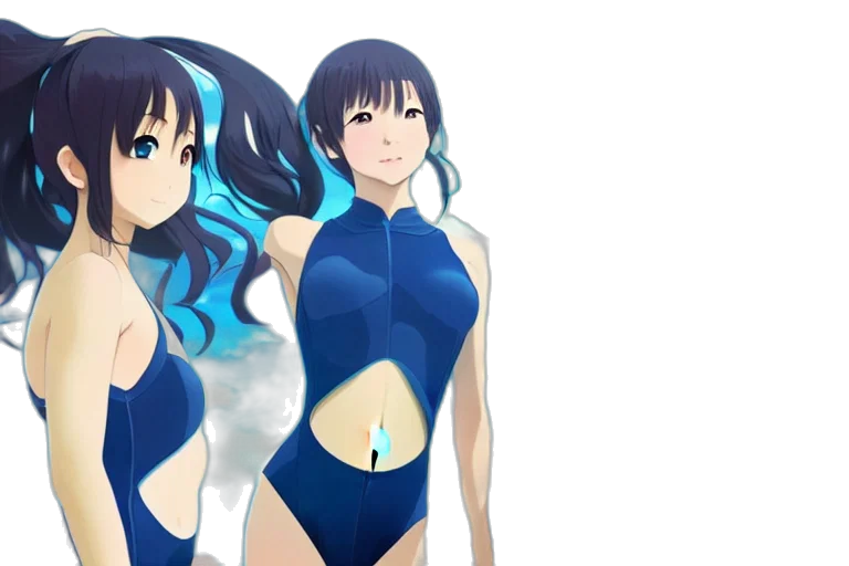 anime, 3d render, concept art, cartoon transparent PNG cut-out