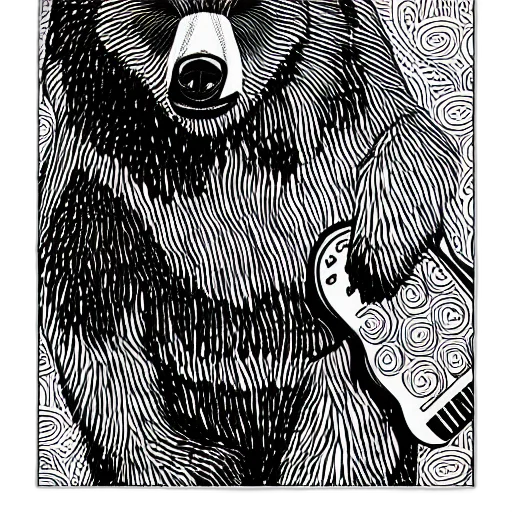 animal, comic book art, cartoon, pencil sketch transparent PNG cut-out