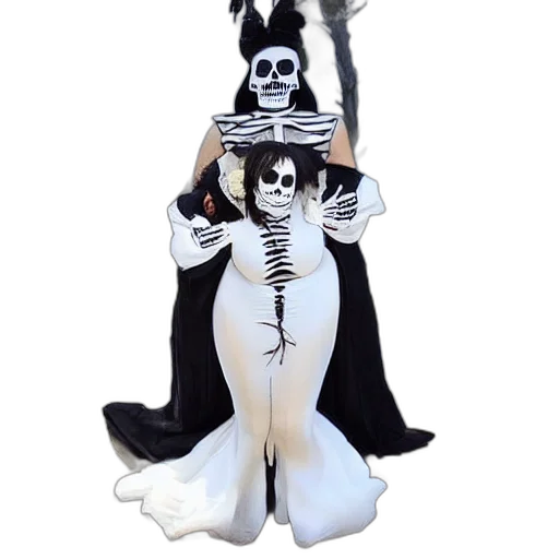 staff, mask, dress, concept art transparent PNG cut-out