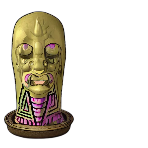 mask, face, crown, concept art transparent PNG cut-out