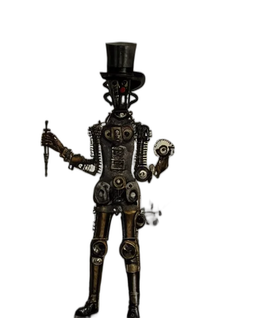 robot, staff, weapon, mask transparent PNG cut-out
