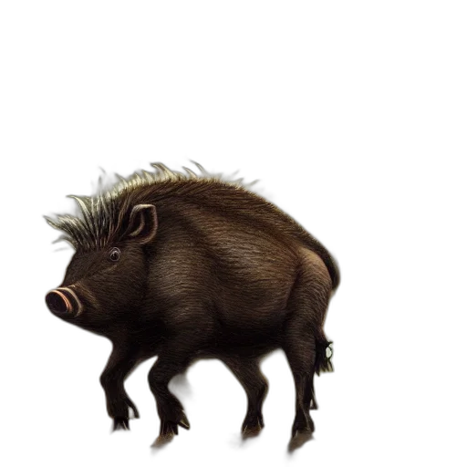 animal, creature, hair, dragon, concept art, 3d render, photorealistic, fantasy art transparent PNG cut-out