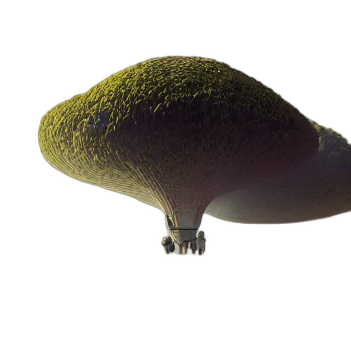 hat, creature, crown, animal, 3d render, concept art, photorealistic, underwater transparent PNG cut-out