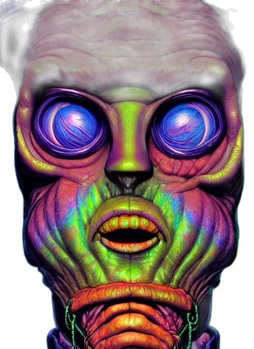 mask, face, creature, robot transparent PNG cut-out