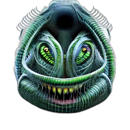 creature, mask, dragon, face transparent PNG cut-out