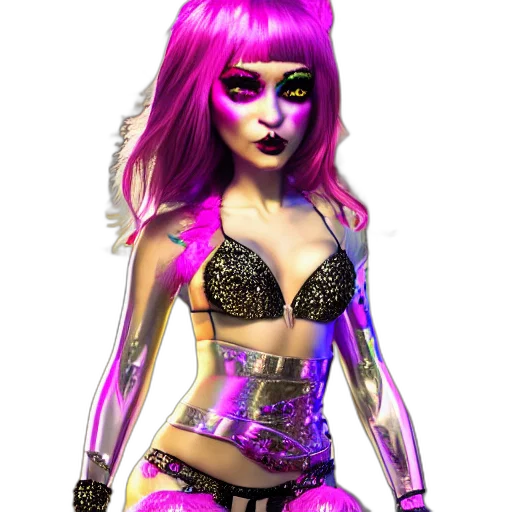 cyberpunk, concept art, fantasy art, comic book art transparent PNG cut-out