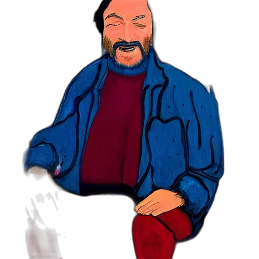 jacket, face, robot, staff transparent PNG cut-out