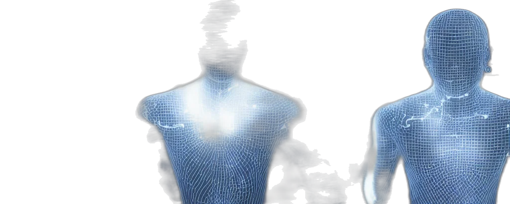 robot, dress, 3d render, concept art transparent PNG cut-out