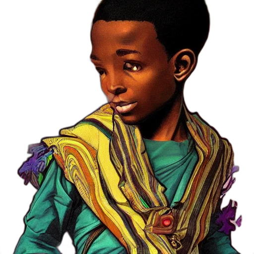 jacket, face, staff, concept art transparent PNG cut-out