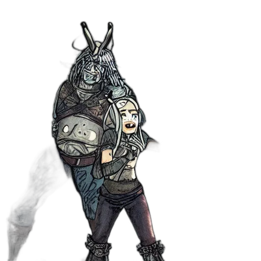 weapon, sword, mask, staff transparent PNG cut-out