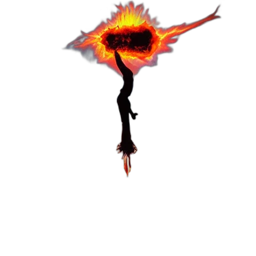 staff, dragon, weapon, crown transparent PNG cut-out