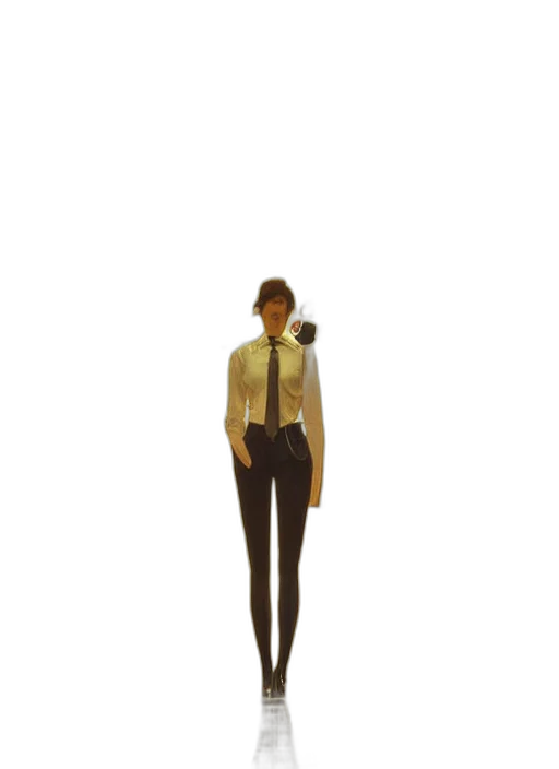 staff, dress, jacket, robot transparent PNG cut-out