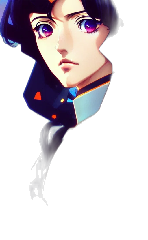 face, mask, crown, staff, concept art, anime, pixel art, cartoon transparent PNG cut-out