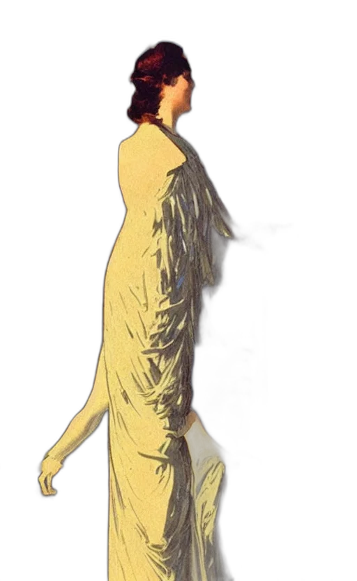 dress, staff, jacket, mask, concept art, photorealistic, 3d render, fantasy art transparent PNG cut-out
