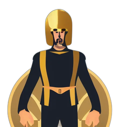 mask, concept art, comic book art, pixel art transparent PNG cut-out