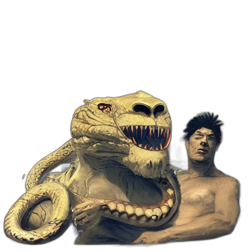 creature, dragon, mask, animal transparent PNG cut-out