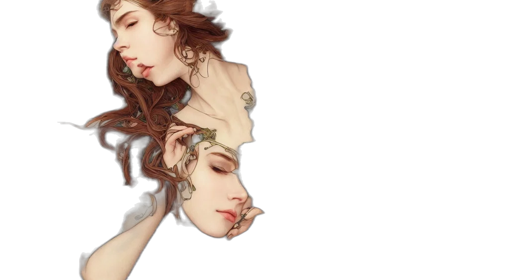 crown, jewelry, face, hair transparent PNG cut-out