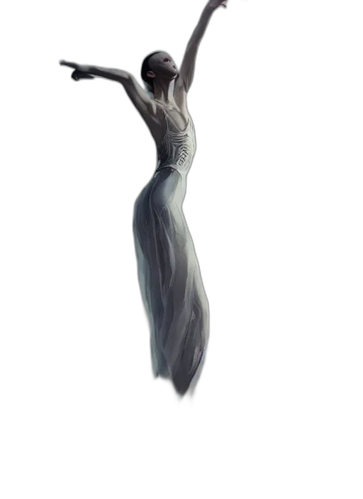 dress, staff, jewelry, creature transparent PNG cut-out
