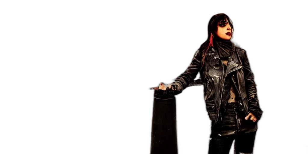 jacket, post, apocalyptic, city transparent PNG cut-out