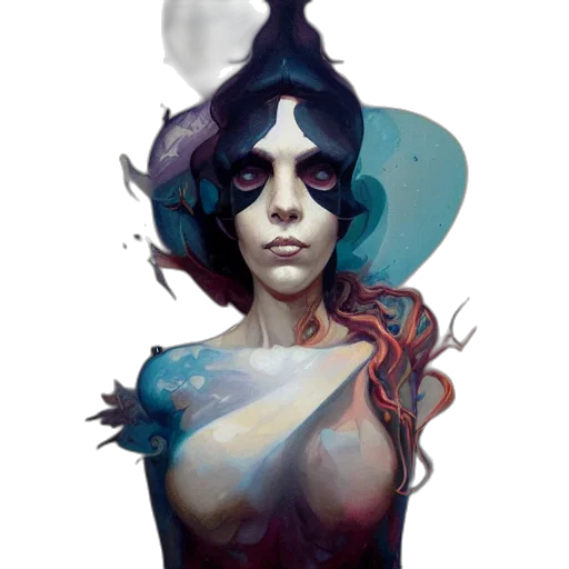 mask, dress, creature, face transparent PNG cut-out