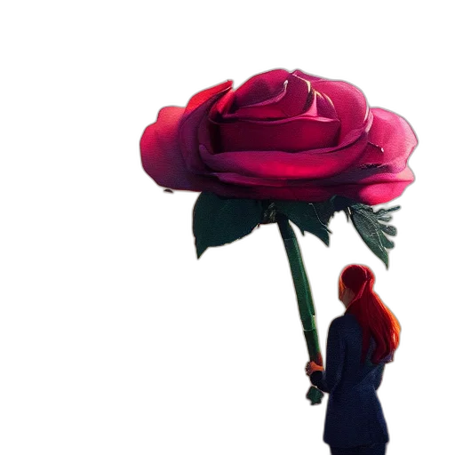 flower, umbrella, weapon, crown transparent PNG cut-out