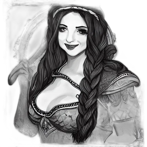 face, crown, dress, fantasy art transparent PNG cut-out
