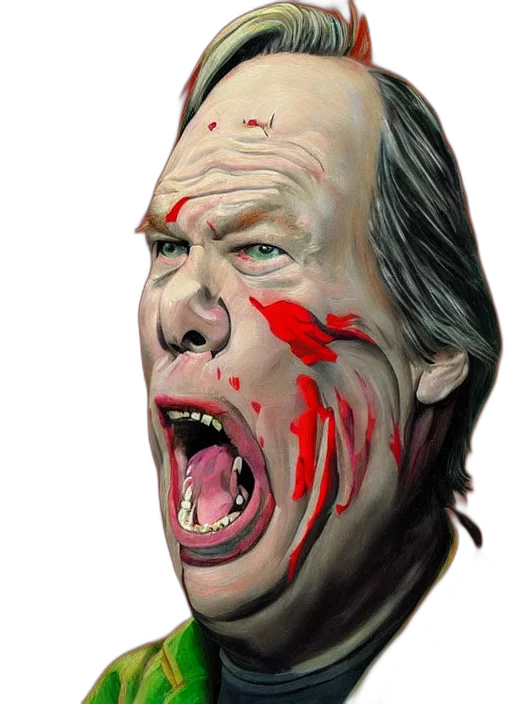 face, mask, creature, photorealistic, comic book art, concept art, watercolor, painting transparent PNG cut-out