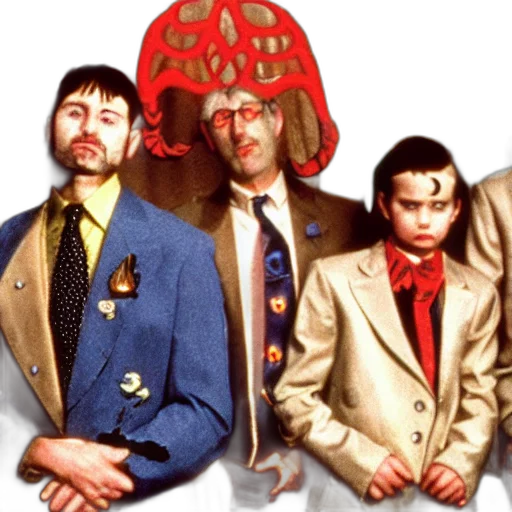 jacket, crown, staff, concept art, red, cthulhu, royal, tenenbaums transparent PNG cut-out