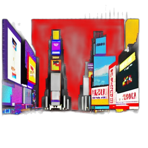 building, concept art, photorealistic, pixel art transparent PNG cut-out
