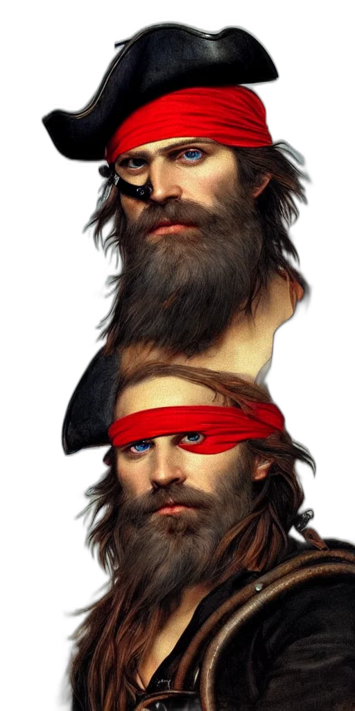 face, hat, mask, hair, concept art, fantasy art, photorealistic, 3d render transparent PNG cut-out