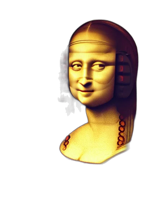 robot, face, mask, jewelry transparent PNG cut-out