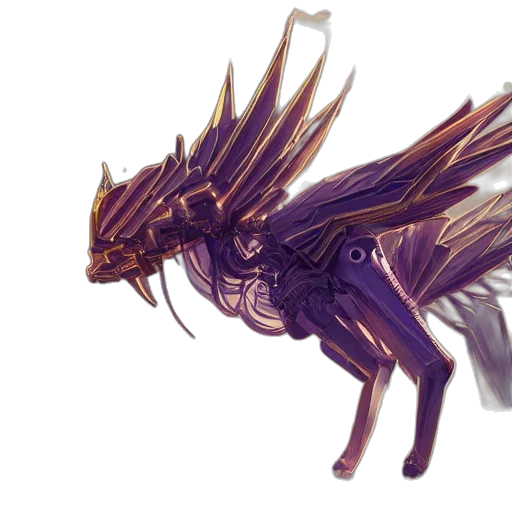 dragon, creature, animal, staff, concept art, fantasy art, watercolor, 3d render transparent PNG cut-out