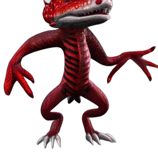 dragon, creature, animal, staff, concept art, 3d render, photorealistic, pixel art transparent PNG cut-out