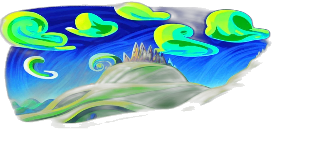 umbrella, concept art, 3d render, vaporwave, photorealistic, underwater, outer space, fog transparent PNG cut-out