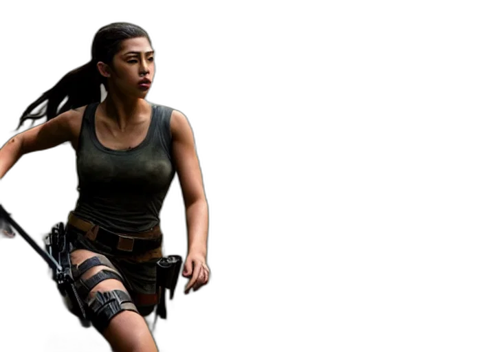 concept art, 3d render, film, still transparent PNG cut-out