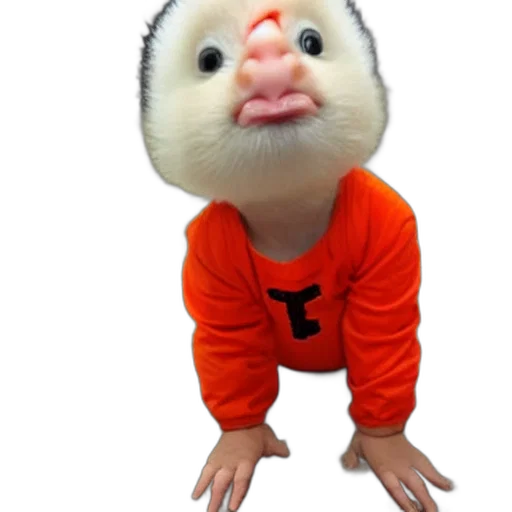 animal, creature, jacket, face transparent PNG cut-out