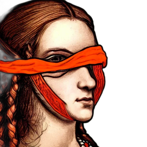 mask, face, comic book art, photorealistic, fantasy art, red, beautiful, detailed transparent PNG cut-out