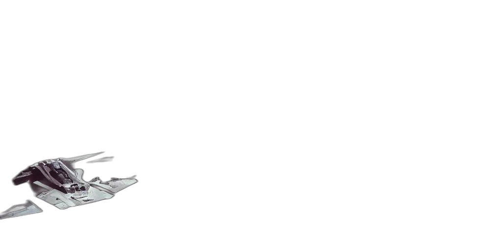 wide, shot, spaceship, traveling, fighter, escort, flying, formation transparent PNG cut-out