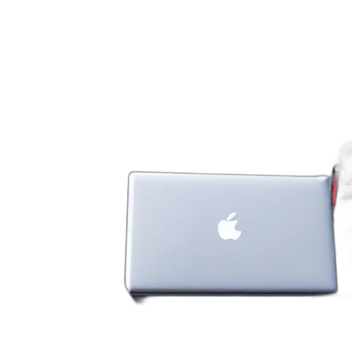 weapon, 3d render, red, laptop transparent PNG cut-out