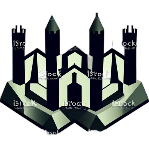 3d render, concept art, pixel art, flat transparent PNG cut-out