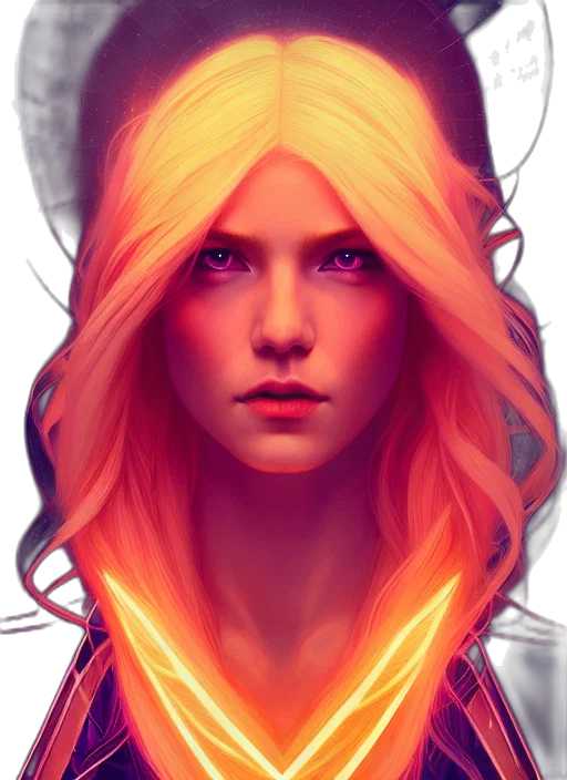 face, dragon, hair, fantasy art transparent PNG cut-out