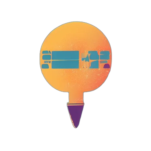 umbrella, staff, weapon, robot, pixel art, vaporwave, 3d render, concept art transparent PNG cut-out