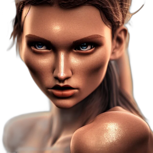 face, jewelry, mask, photorealistic, 3d render, fantasy art, concept art, golden transparent PNG cut-out