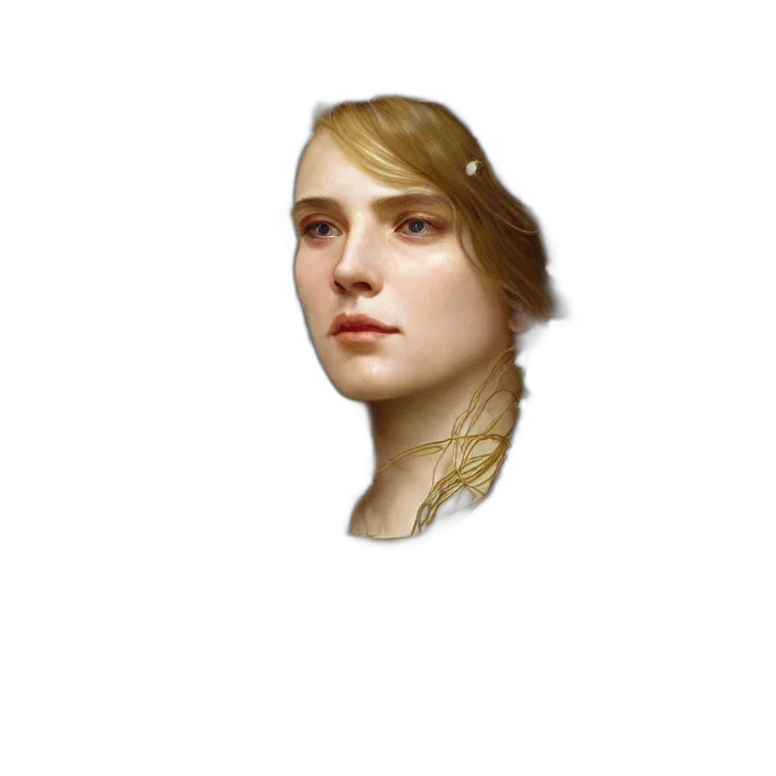 face, crown, staff, hair, pixel art, photorealistic, concept art, fantasy art transparent PNG cut-out