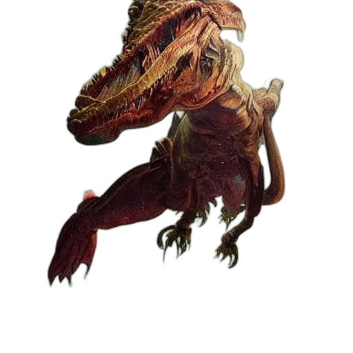dragon, creature, animal, staff transparent PNG cut-out